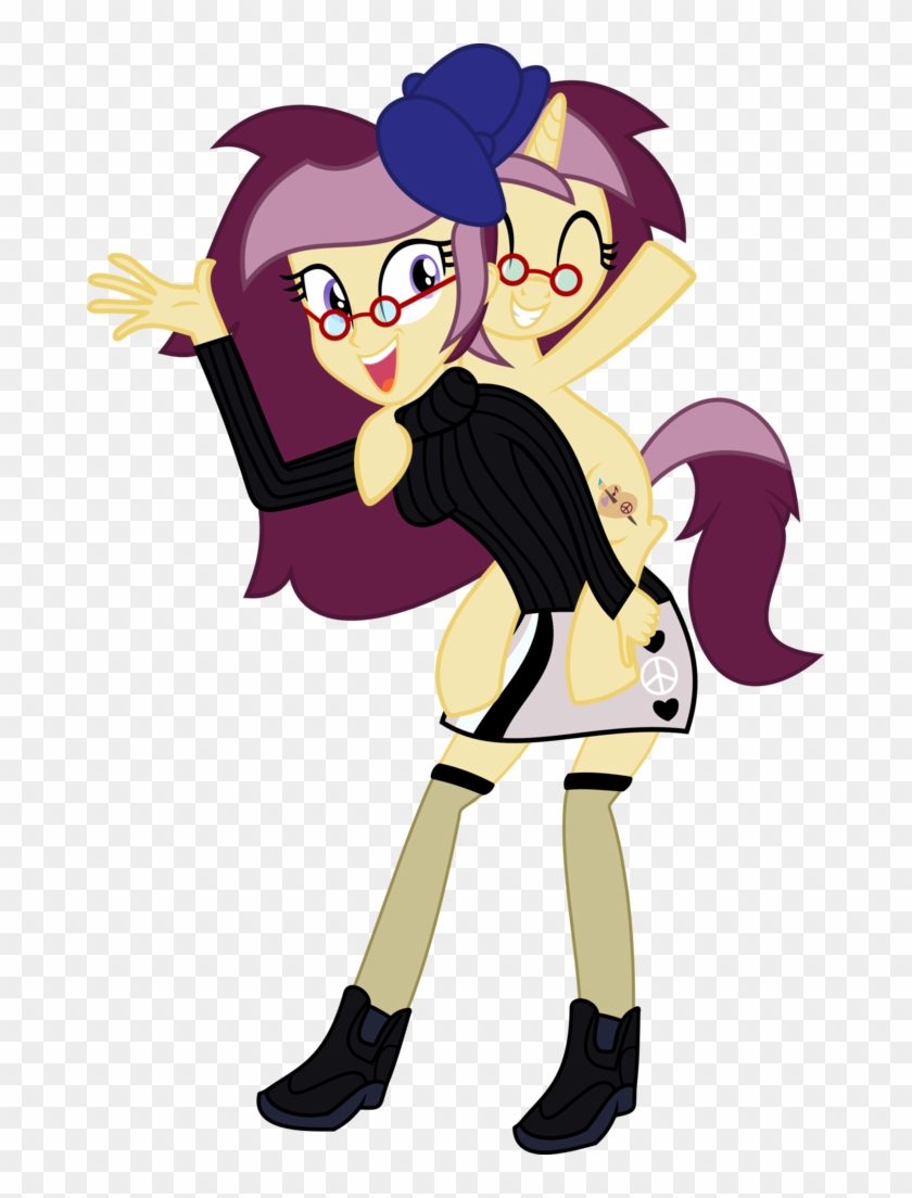 Strumfreak, Beatnik, Beret, Clothes, Equestria Girls, - Cartoon #1388370