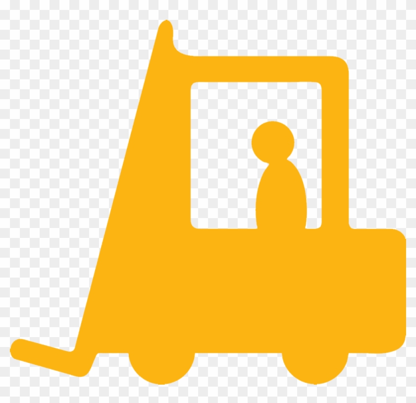 Forklift Aisle Marking Sign, Anti-slip - Montacargas Pictogramas #1388492
