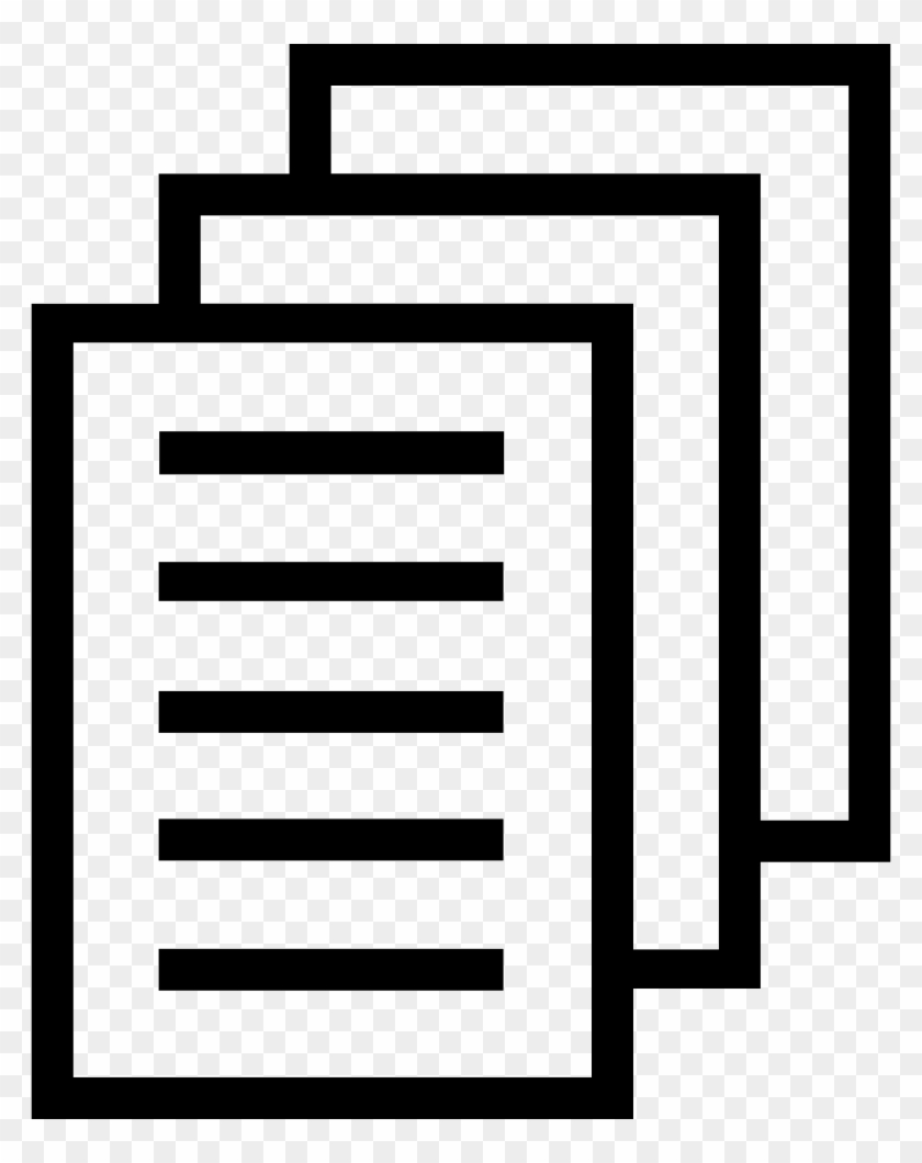 Document Clipart Stack Papers - Paper Files Icon #1388539