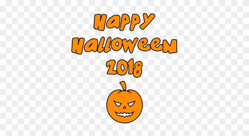 Happy Halloween 2018 Round Scary Pumpkin - Happy Halloween Images 2018 #1388548