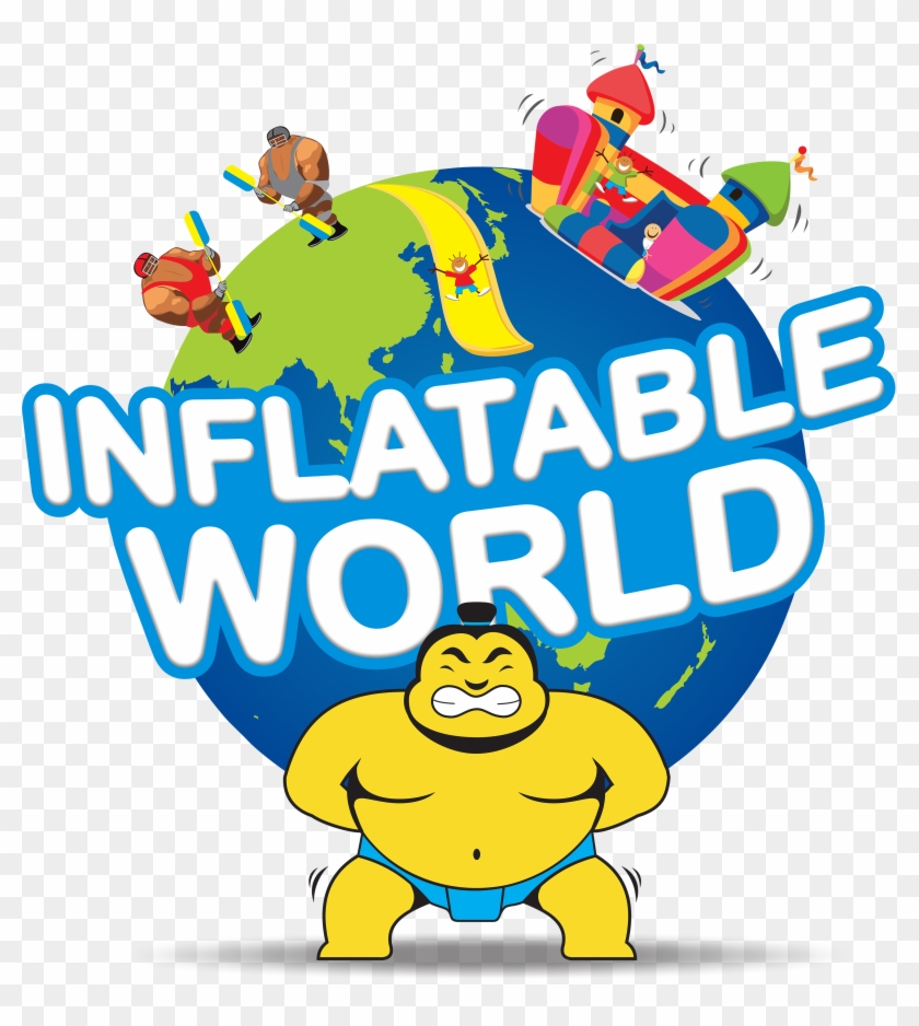 We Are Proud At Action Salisbury To Share With You - Inflatable World Logo #1388607