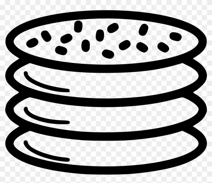 Pancakes Png Icon Free - Red Oval #1388610