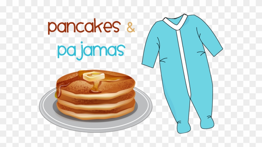 Clip Art Black And White Download Pancakes And Family - Pajama And Pancake Day #1388623