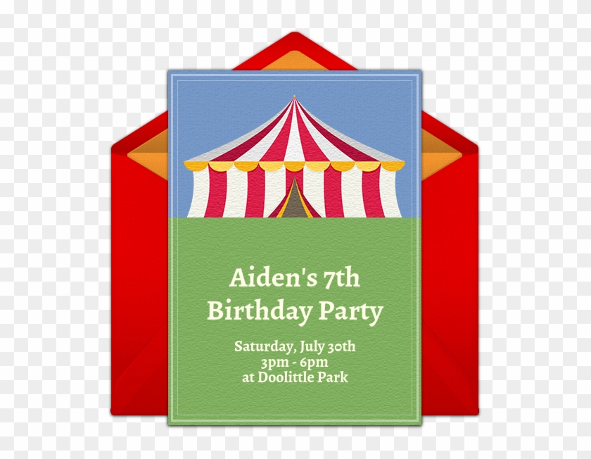 Big Top Circus Online Invitation - Chrismukkah Invitations #1388710