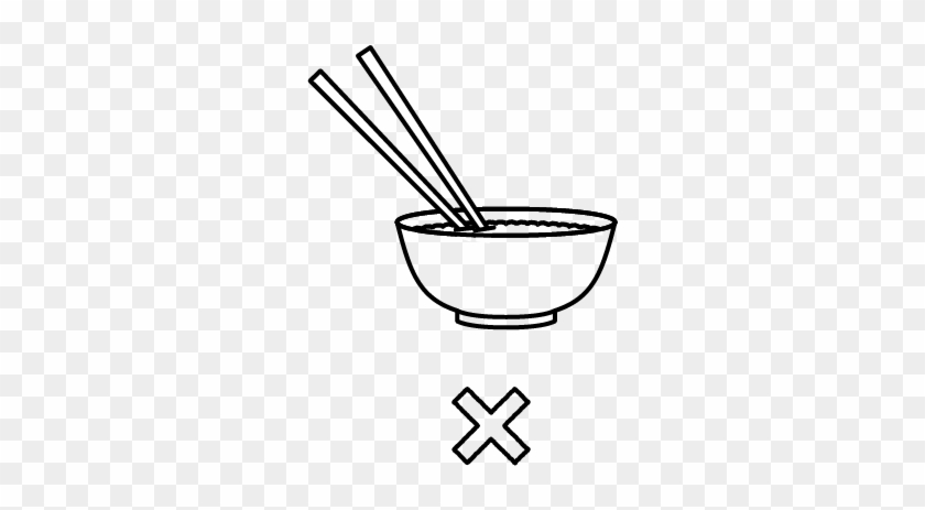 We'll Talk About Chopsticks First Before Moving To - Line Art #1388724