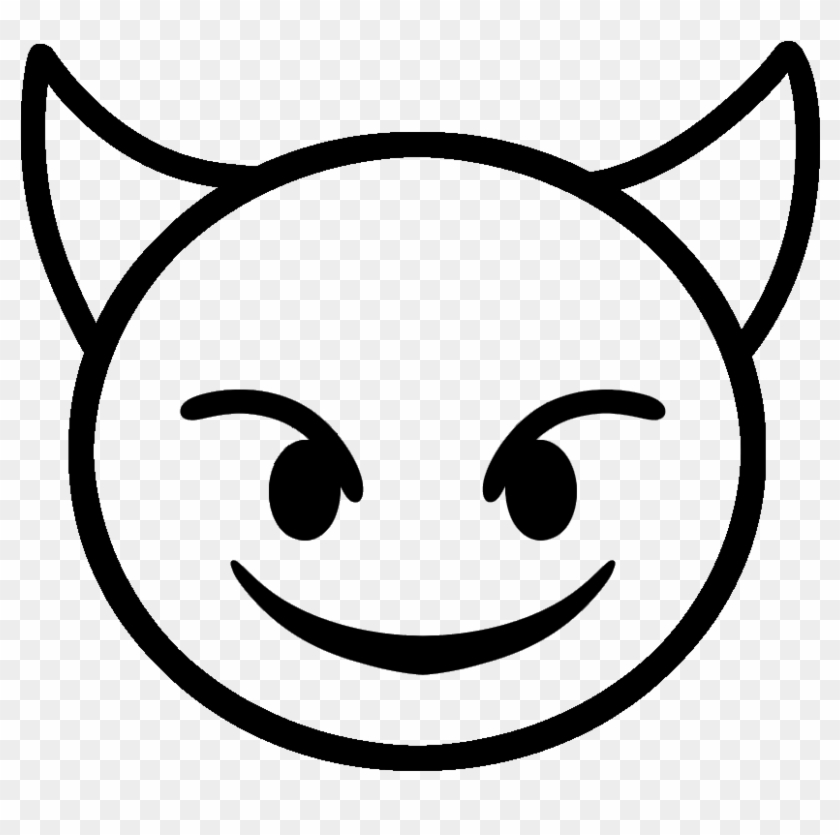 Devil Emoji Vinyl Decal Emojis Coloring Pages Free Transparent Png Clipart Images Download