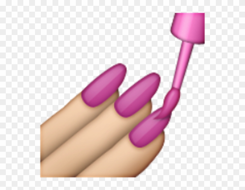 Painting Nails Emoji Ios Emoji, Emoji Clipart, Emoji - Nail Polish Emoji #1388788