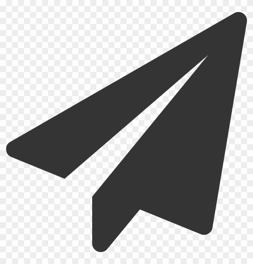 Paper Airplane Icon Link For Experiments - Paper Plane Send Icon #1388813