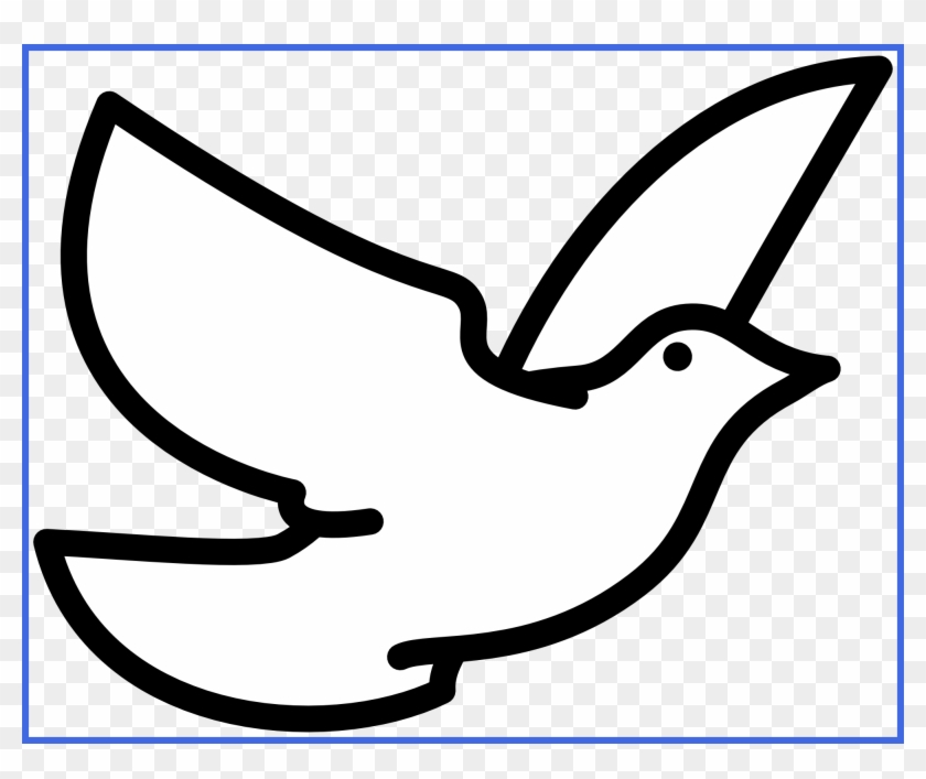 Awesome Flying Clip Art Check Out The - Clip Art Of A Dove #1388944