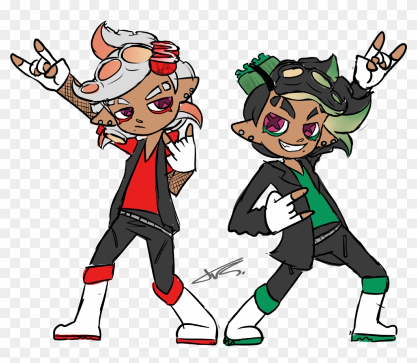 Nose Bleeds, Kraken, Nintendo, Fanart, Pride, Character - Tako And Yaki Octo Sisters #1389003