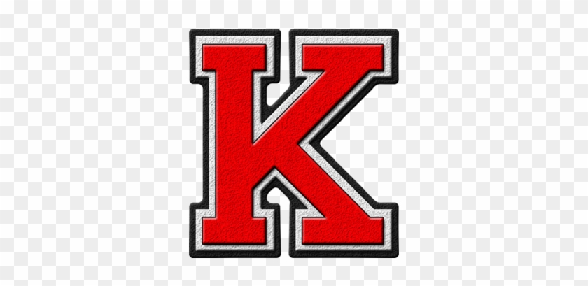 Letter K In Red #1389111