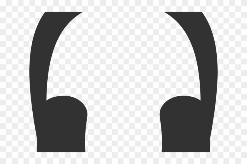 Headphones Clipart File - Silhouette #1389294
