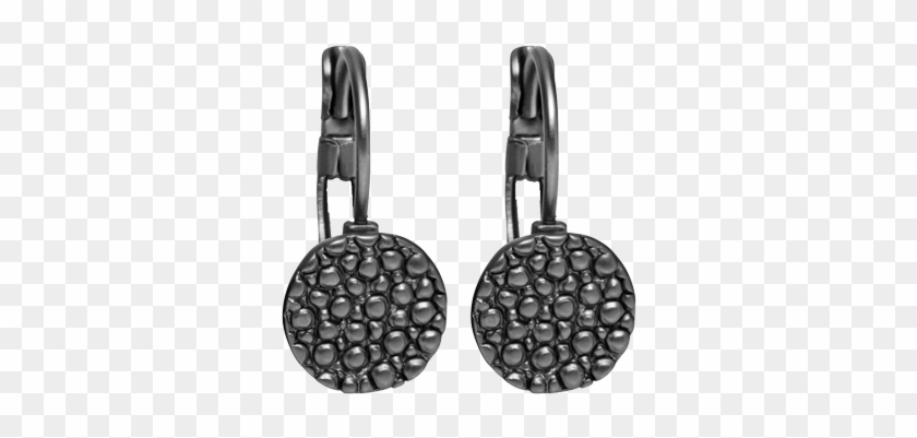 Png Free Stock Trixie Earring Hematite Plating - Dansk Smykkekunst Shirley Earrings - Rhodium #1389331