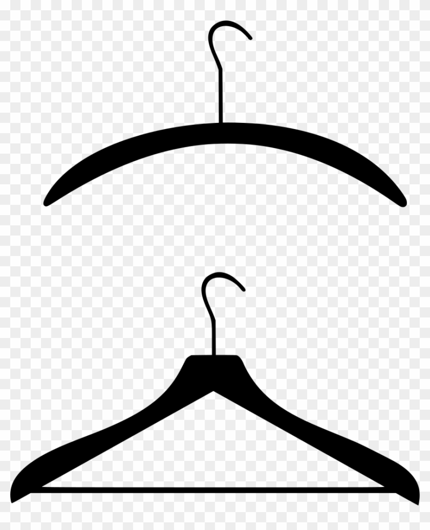 Image Free Library Clothes Clip Vector - Clothes Hanger #1389419