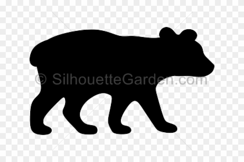 Bear Cub Clipart Vector Bear - Silhouette Of Germany #1389436
