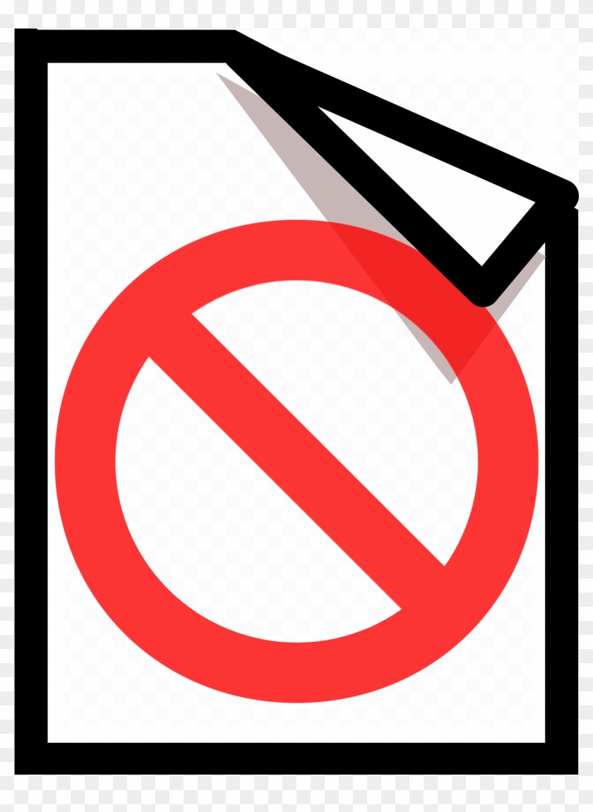 Clipart - Document Not Found Clip Art #1389527