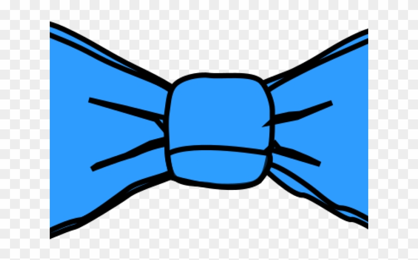 Tie Clipart Blue Tie - Bow Tie Clipart Bow Polka Dot #1389571