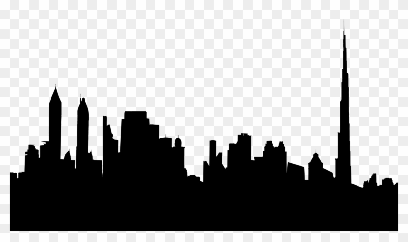 All Photo Png Clipart - Cityscape Silhouette #1389572