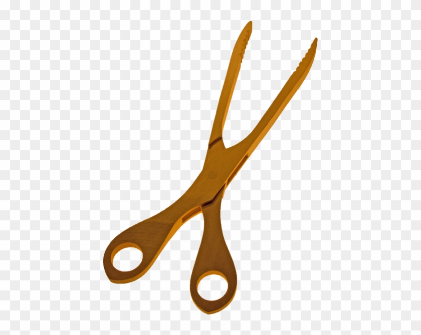 Wooden Grilling Tongs - Scissors #1389767