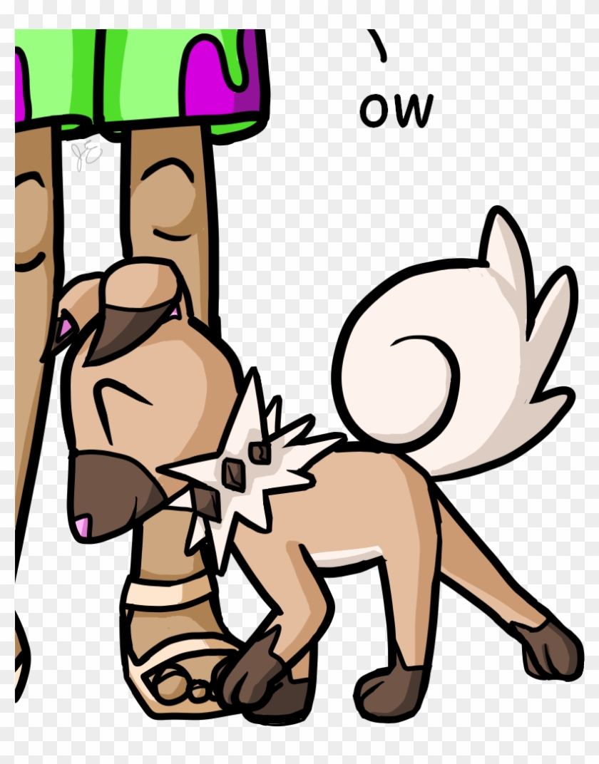 #iwanko Rubs Its Sharp Neck Rocks Against Ppl It Greets - Cartoon #1389888