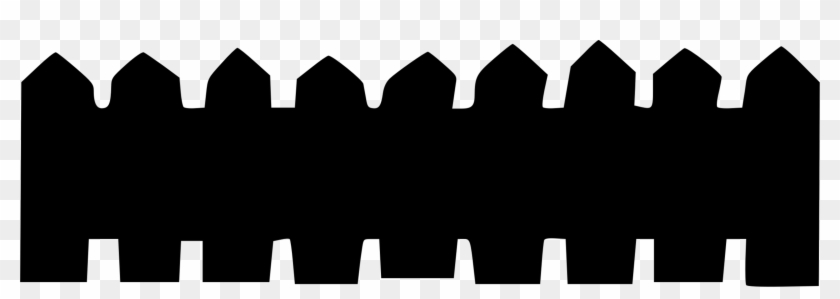All Photo Png Clipart - Black Cartoon Fence Png #1390189