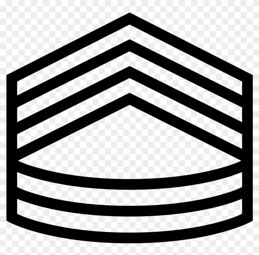 Vector Freeuse Sergeant First Sfc Icon - Chief Master Sergeant #1390275