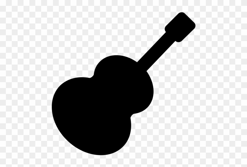 Acoustic Guitar, Acoustic Guitar, Guitar Icon - Silhuetas De Instrumentos Musicais #1390377