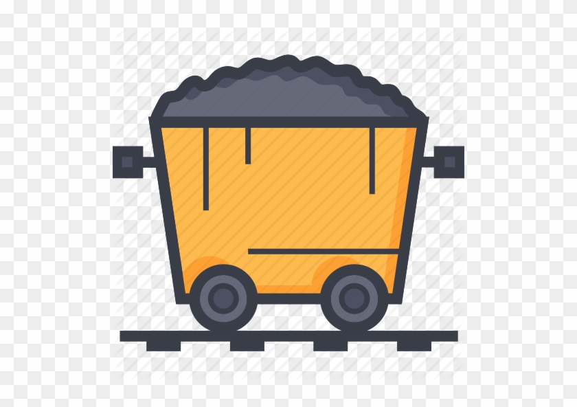 Mining Cart Clipart Minecart Trolley Mining - Mine Trolley Art #1390383