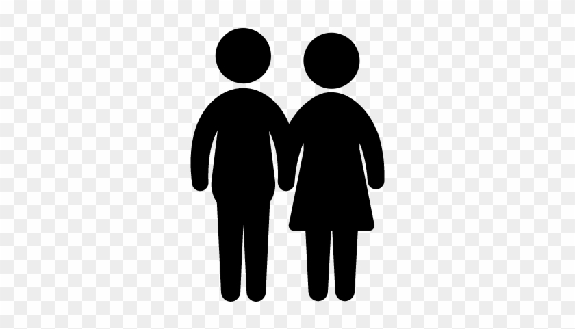 Couple Silhouette Vector - Couple Png Icon #1390397