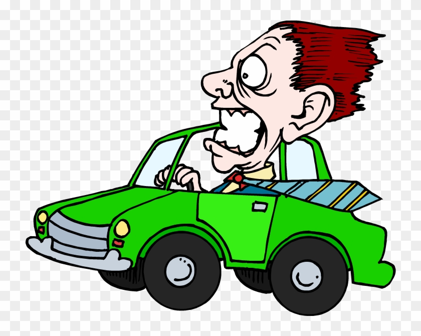 Scary Clipart Driver - Driving #1390502
