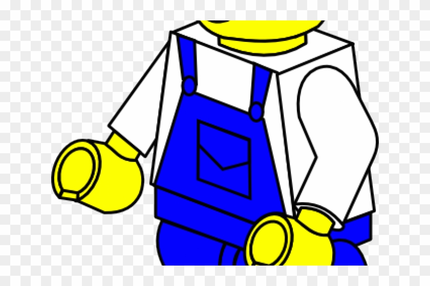 Construction Worker Clipart - Lego Construction Coloring Pages #1390699