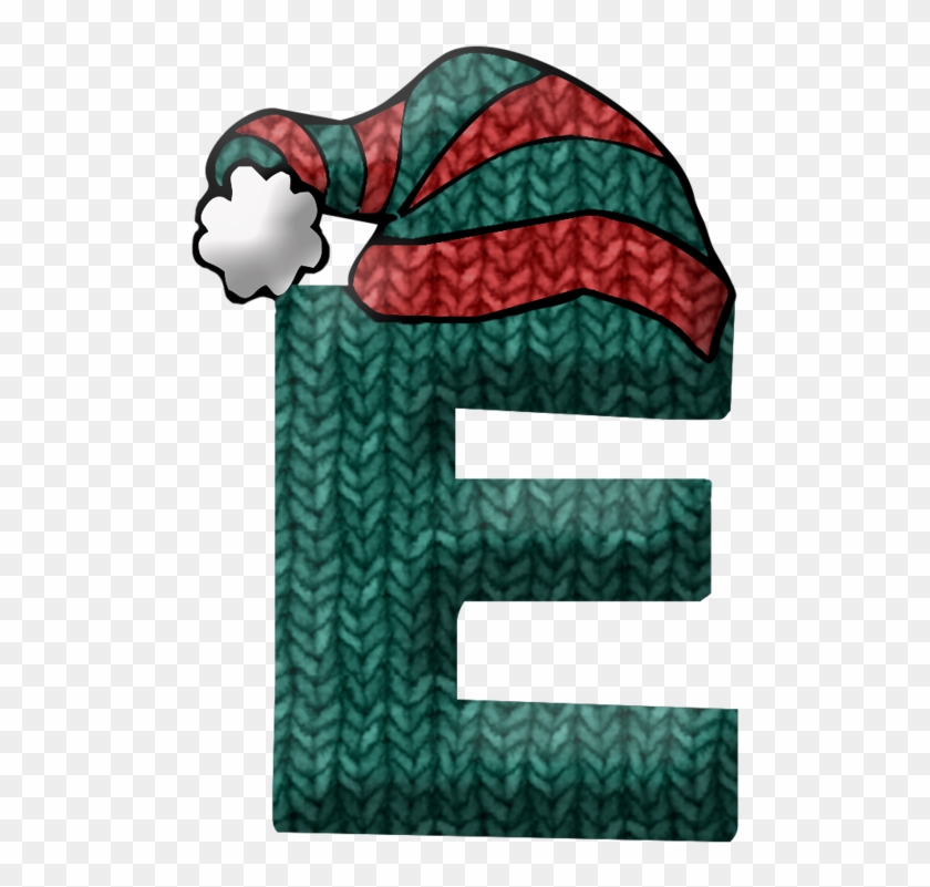 Letter E For Christmas Christmas Alphabet, Letter Of - Christmas Alphabet Letter Clipart #1390891