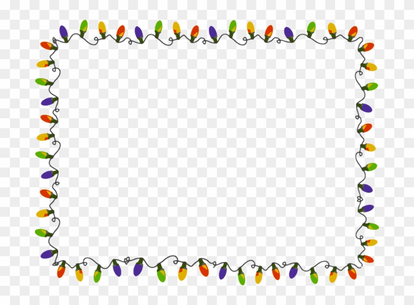 Christmas Lights Png Images - Border Clipart #1390908