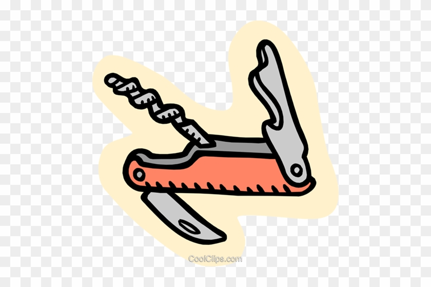 Pocket-knife Royalty Free Vector Clip Art Illustration - Pocket-knife Royalty Free Vector Clip Art Illustration #1390932