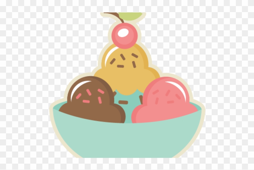 Ice Cube Clipart Svg - Ice Cream #1391078