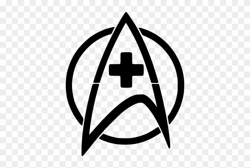 star trek medical badge