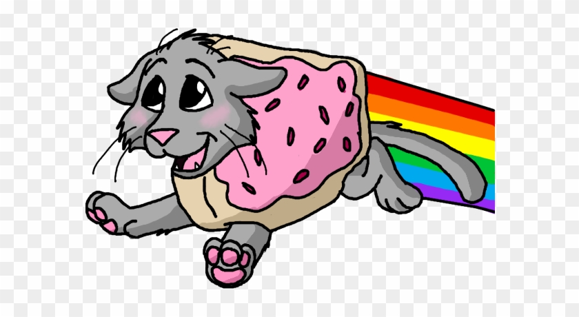 Pop Tart Clipart Trat - Nyan Cat #1391207