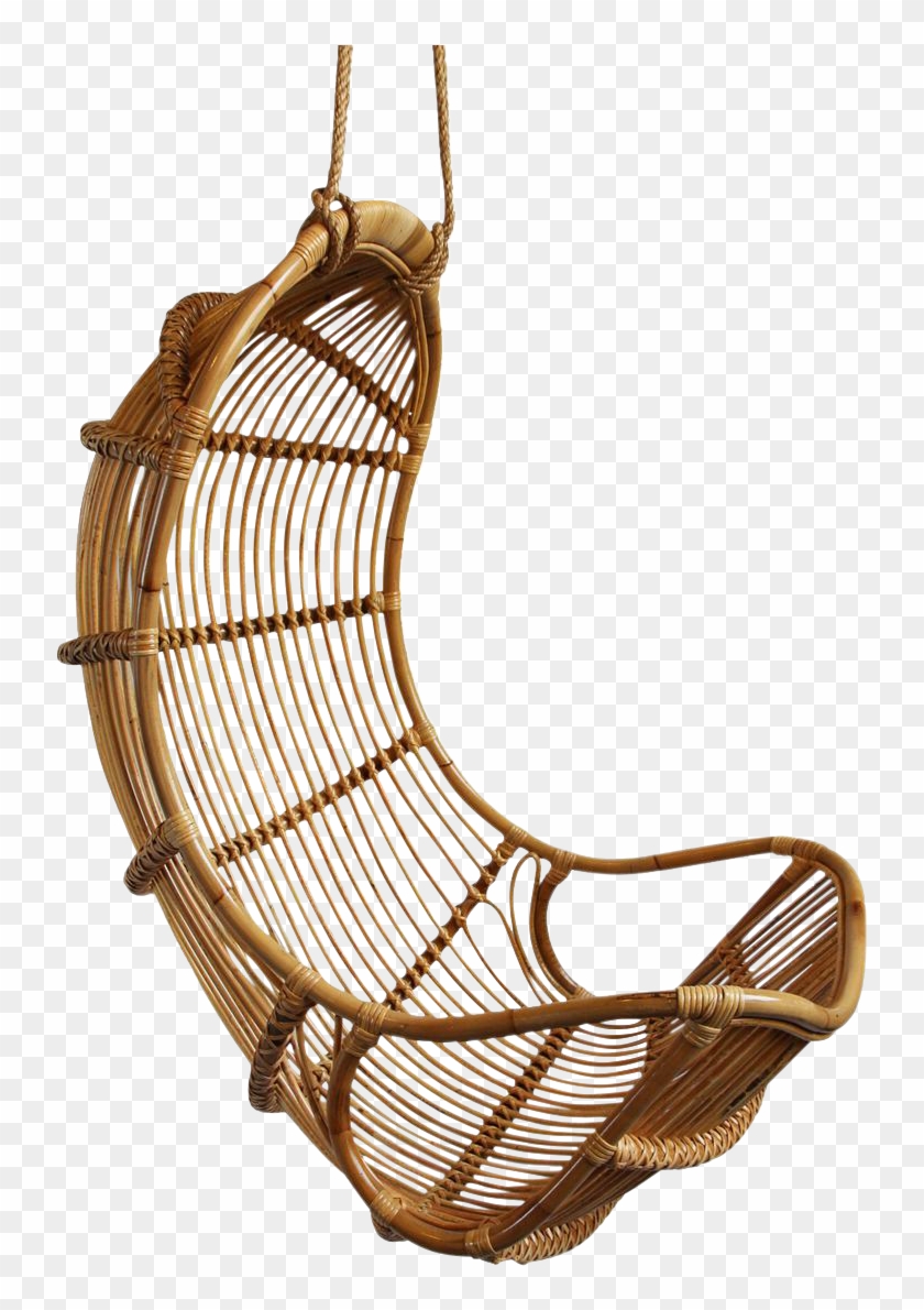 Hanging Bamboo Scoop Chair - Bamboo Swing Chair #1391221