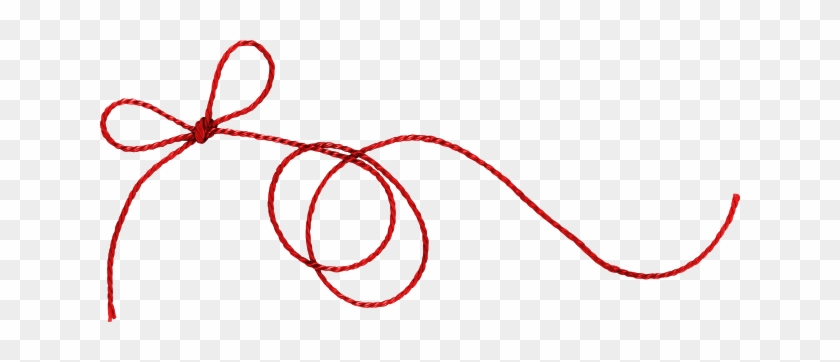Thread Png - Red String Png #1391273