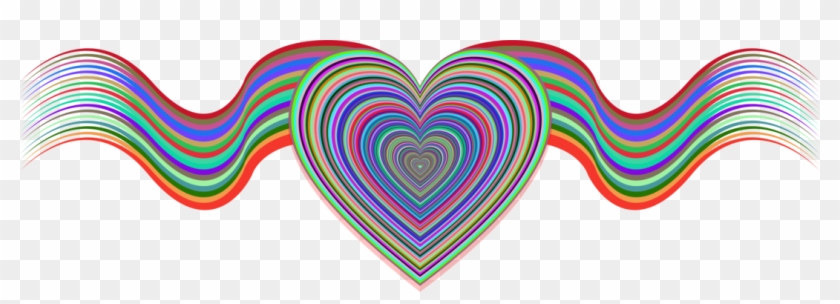 Heart Ribbon Computer Icons Pdf Love - Ribbon Heart Clipart Png #1391417