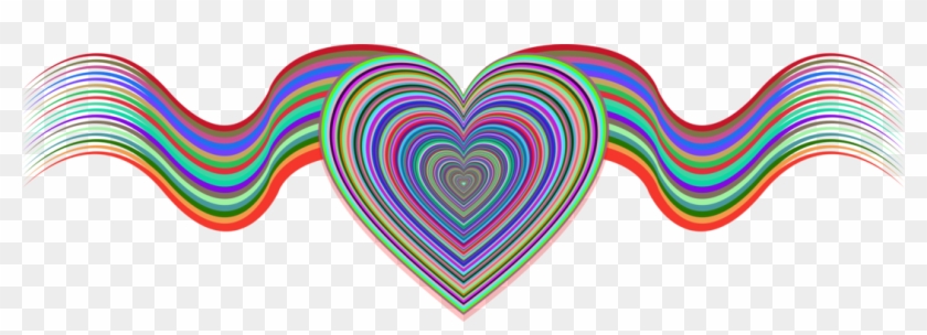 Heart Ribbon Computer Icons Pdf Love - Ribbon Heart Clipart Png #1391417