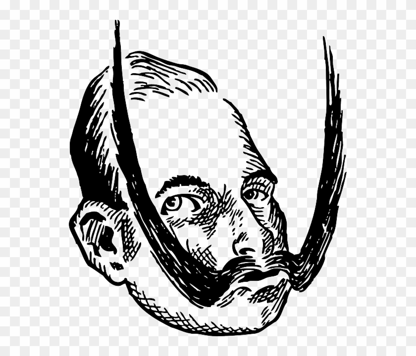 Svg Free Beard Clipart Thin Mustache - Kaiser Wilhelm Ii Clipart #1391483