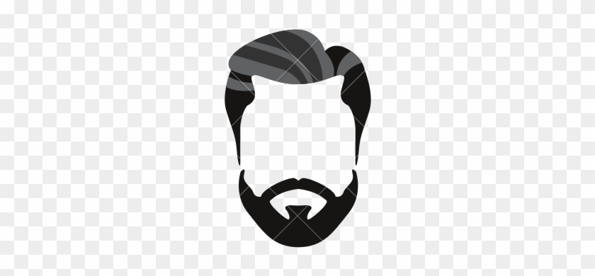 Banner Transparent Library Beard Clipart Pompadour - Pompadour Clipart #1391490