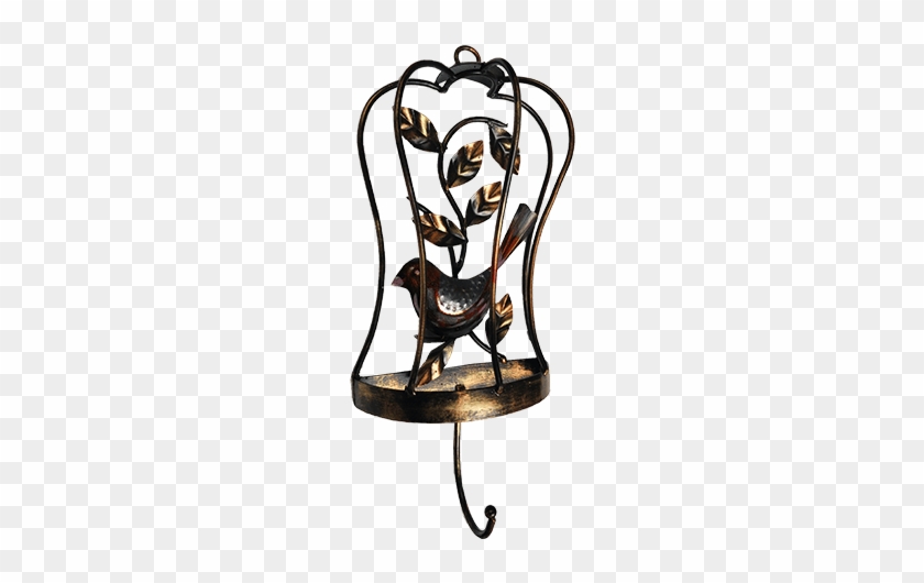 Iron Painted Cage Bird Hanger - Cartoon #1391498