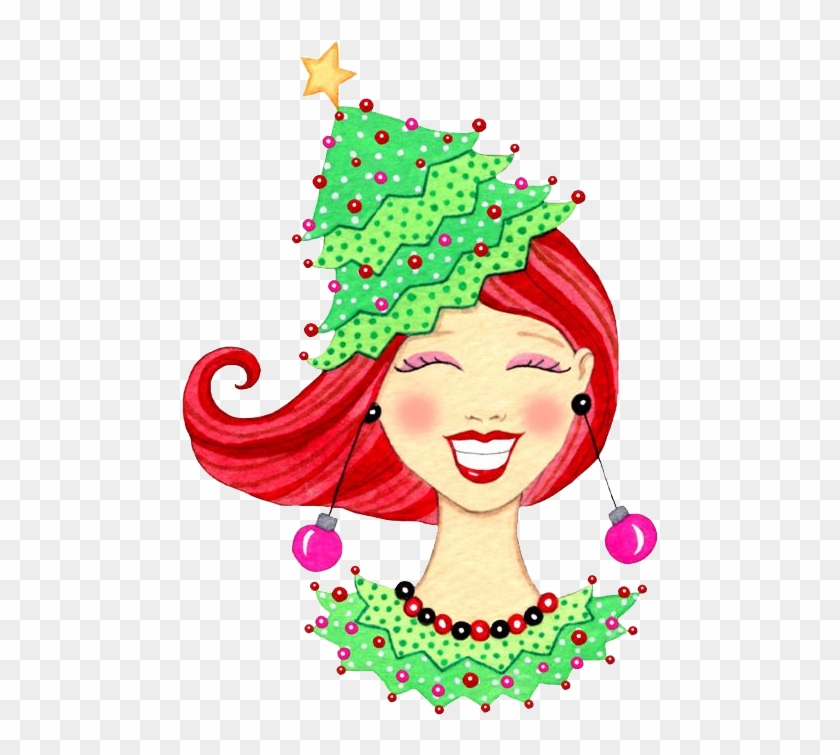 Christmas Redhead She's Even Got My Cheeks/christmas - Christmas Redhead Clip Art #1391544