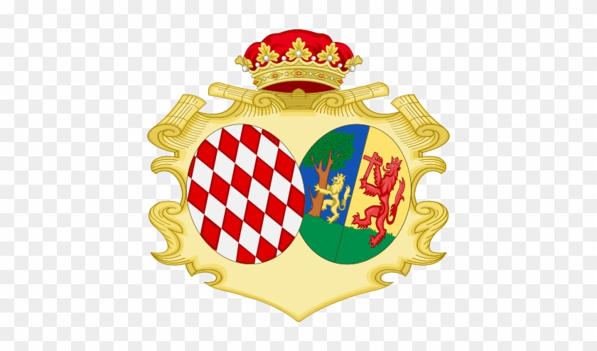 Coat Of Arms Of Maria Caterina As Princess Of Monaco - Coat Of Arms Princesses Of Monaco #1391565