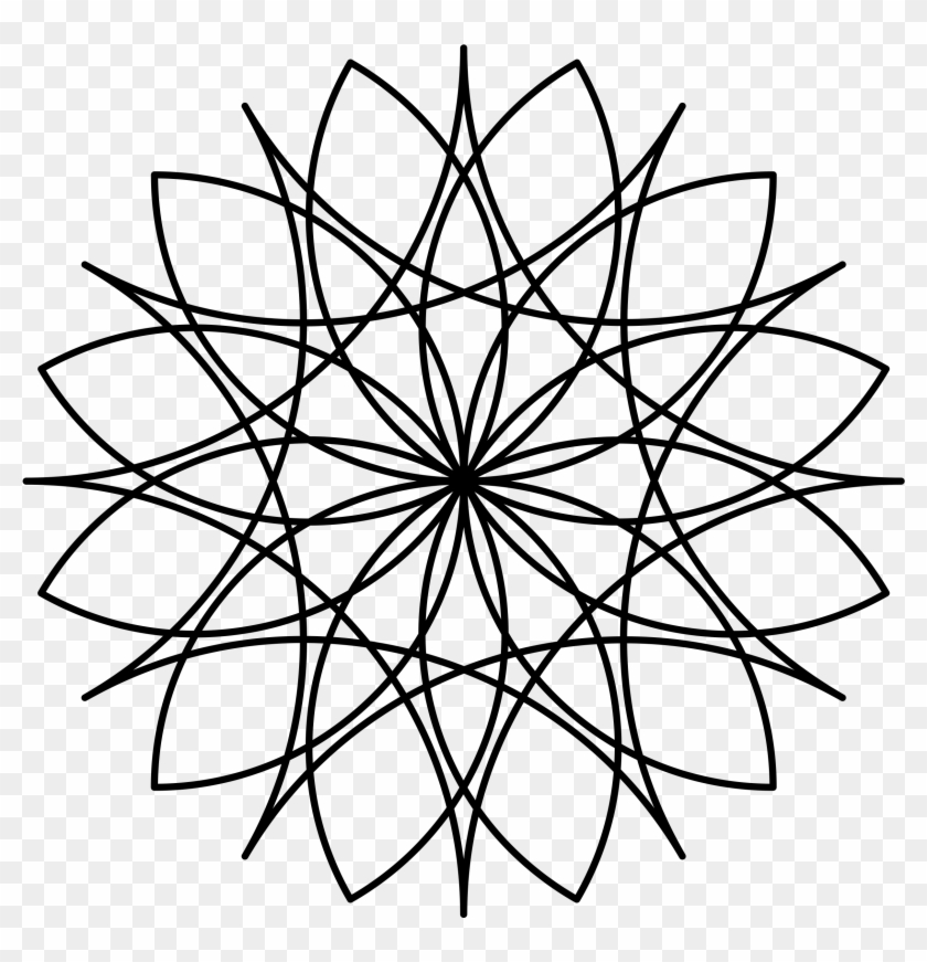 Light Ultraviolet Symbol Clip - Mandala Laser Cut #1391593
