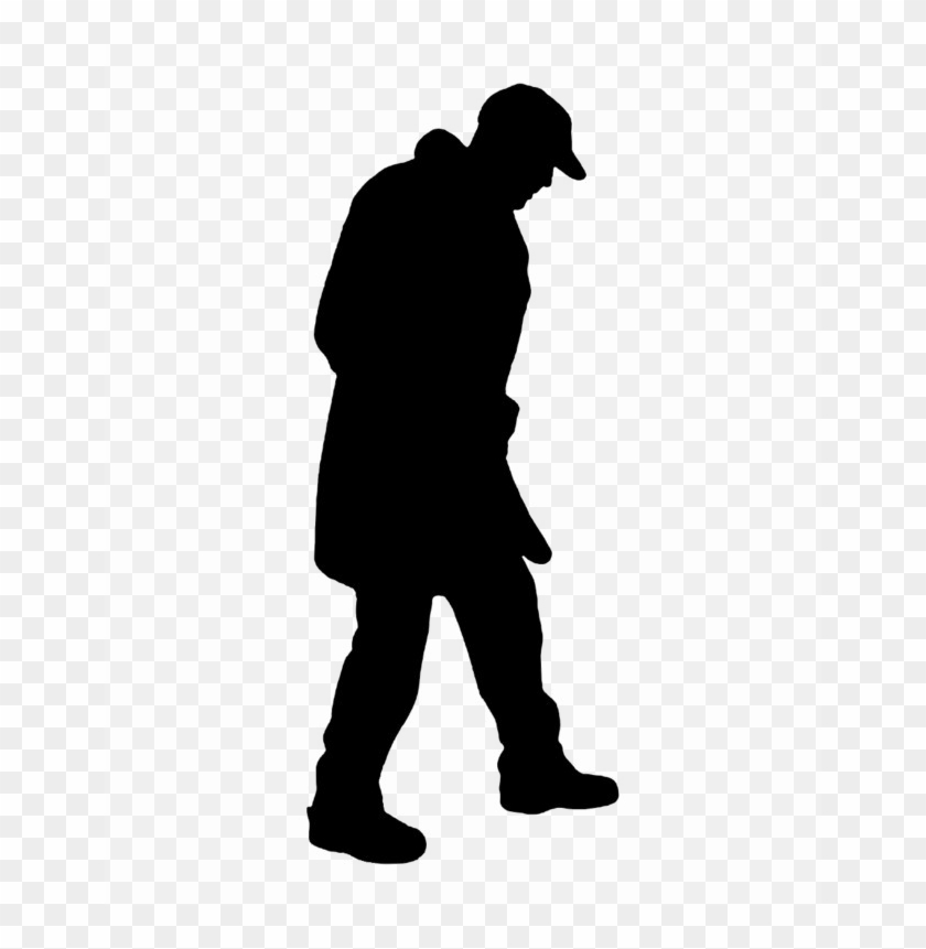 Download Man Silhouette Png Clipart Clip Art Silhouette - Person Walking Silhouette Png #1391637