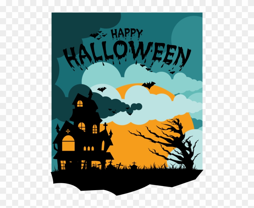 Halloween, Party, Vector, Background, Illustration, - Halloween #1391699