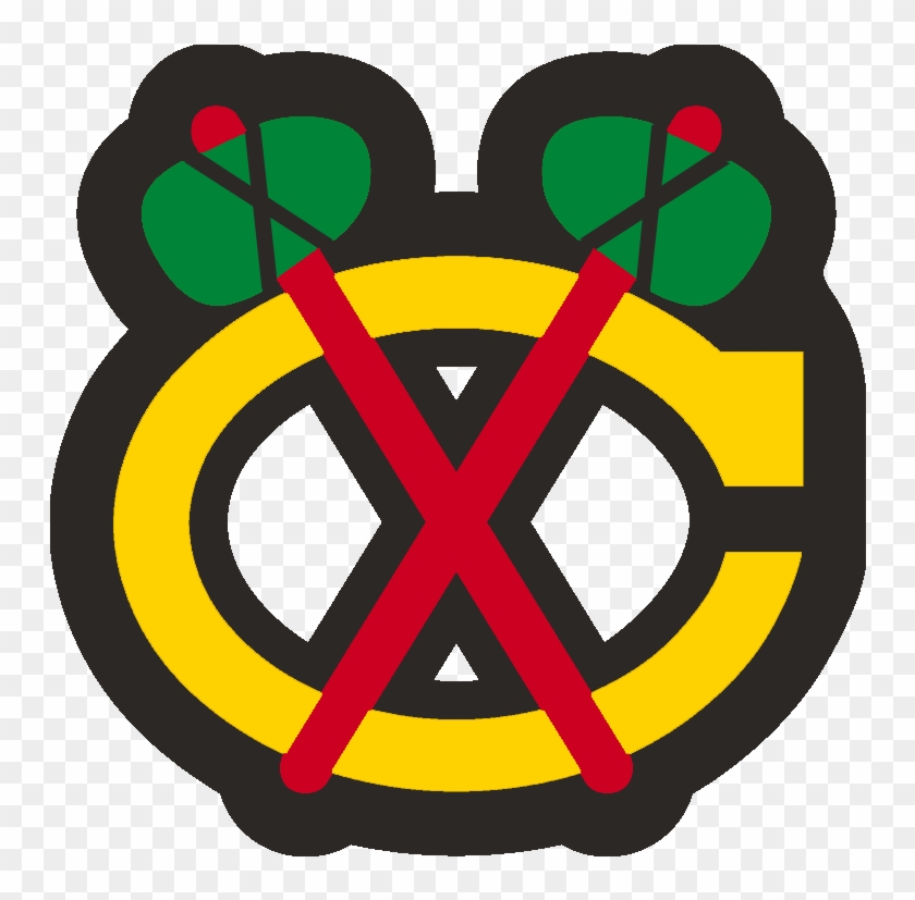 Crossed Tomahawk - Chicago Blackhawks Secondary Logo #1391732